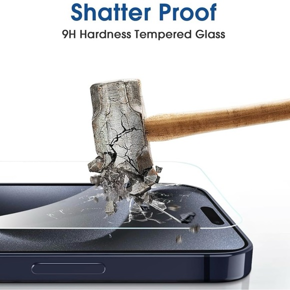 amFilm (2+2Pack) OneTouch Glass Screen Protector 📱 - Picture 4 of 6